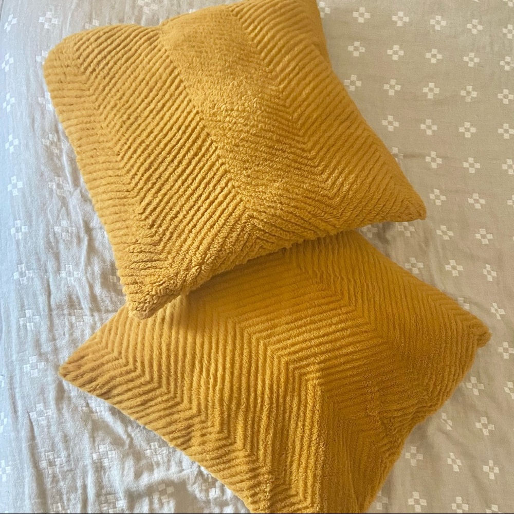 Mustard Yellow Throw Pillows